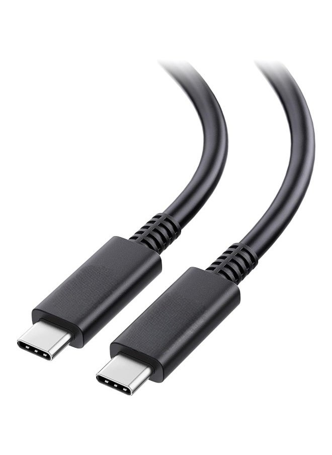 ماركة غير محددة - كيبل شحن أصلي و سريع بقوة 60 واط USB C إلى USB C بطول 1 متر، بي دي 3.0 3 امبير متوافق مع سلسلة ايفون 15، ماك بوك/ايباد برو، سامسونج جالاكسي S24 الترا/اس 23/22/زد فولد/زد فليب، جوجل بيكسل 7، سويتش - Image 1