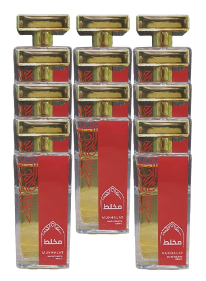 NAF 11 Pieces Mukhalat Perfume For Unisex 100ml EDT - Image 1