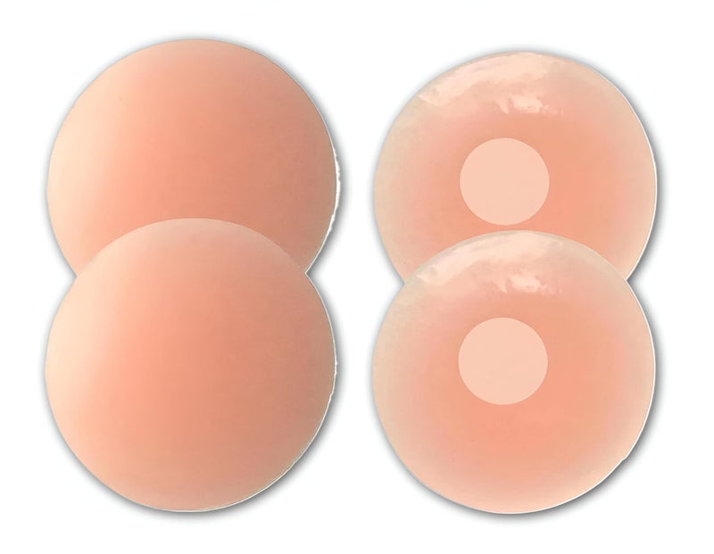 Adhesive Silicone Covers - Lightweight, invisible breast pads designed for smooth contouring, maximum comfort, and secure hold throughout the day. (2pcs) - Image 1