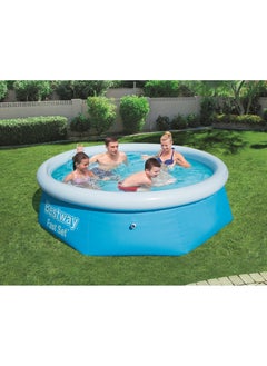 Bestway 57265-Fast Set Inflatable Round Swimming Pool 2.44mx66cm / 8'x26", 2100L  - Image 2
