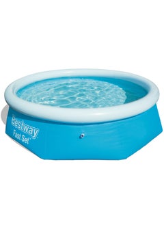Bestway 57265-Fast Set Inflatable Round Swimming Pool 2.44mx66cm / 8'x26", 2100L  - Image 3