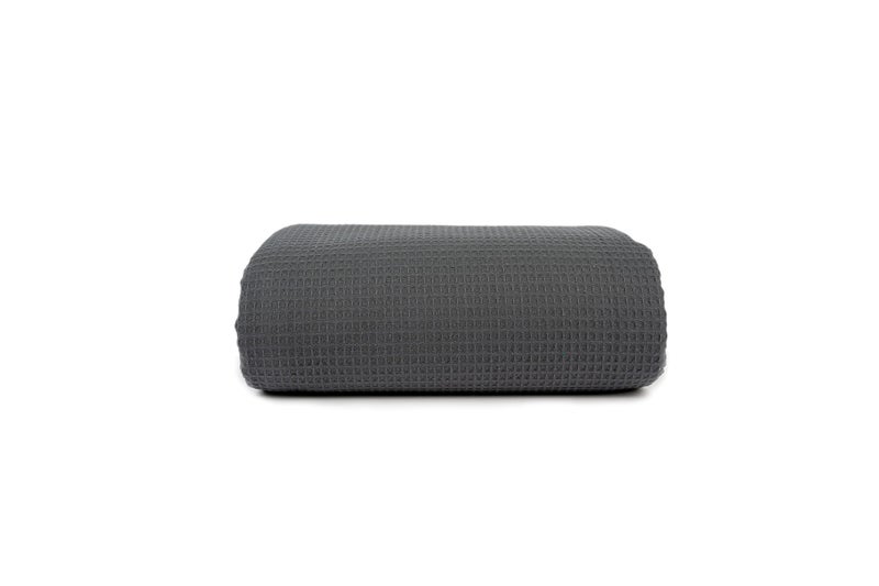 cotton bedspread, size 230 * 250cm,dark grey