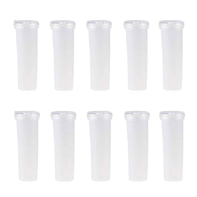 50 Pcs Transparent Plastic Flower Water Tubes Floral Tube for Flower Arrangements 4cm
