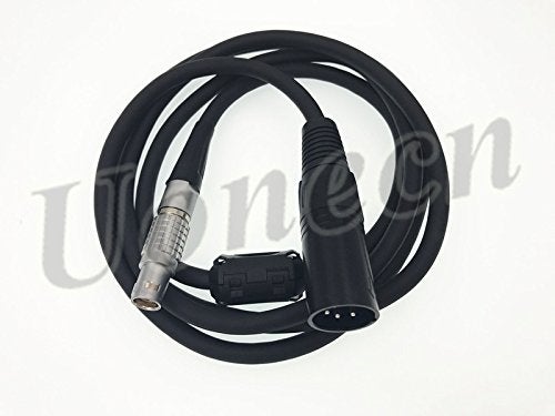 Uonecn Red Epic Scarlet Power Cable 6 pin Female to XLR 4 pin Male - Image 2
