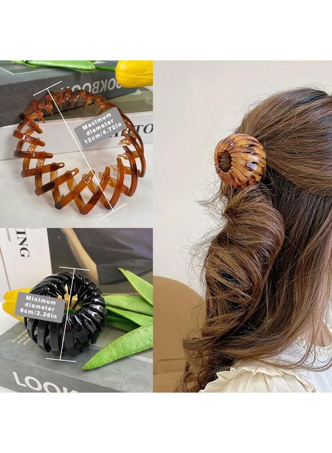 Aweoisa 7PCS Hair Accessories For Women,Bird Nest Magic Hair Clip,Hair Bun Accessories For Women,Hair Bun Clip,Bird Nest Hair Clip - Image 2