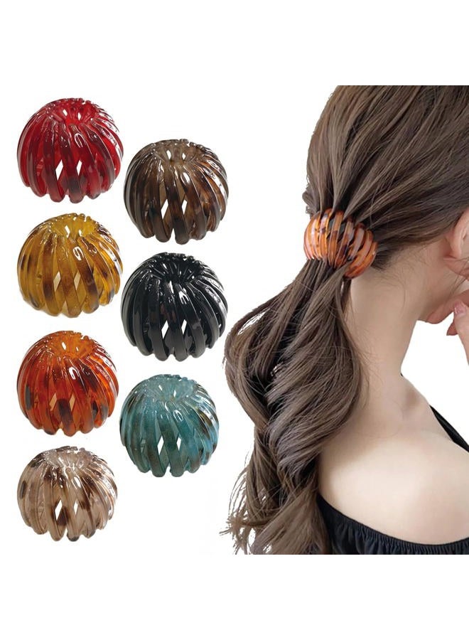 Aweoisa 7PCS Hair Accessories For Women,Bird Nest Magic Hair Clip,Hair Bun Accessories For Women,Hair Bun Clip,Bird Nest Hair Clip - Image 1