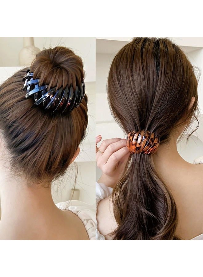 Aweoisa 7PCS Hair Accessories For Women,Bird Nest Magic Hair Clip,Hair Bun Accessories For Women,Hair Bun Clip,Bird Nest Hair Clip - Image 3