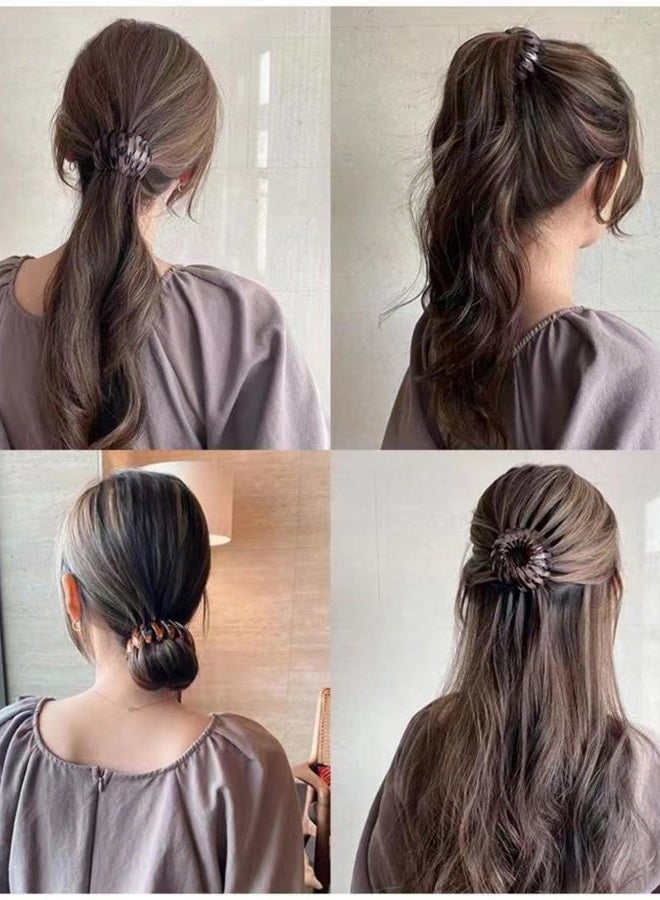 Aweoisa 7PCS Hair Accessories For Women,Bird Nest Magic Hair Clip,Hair Bun Accessories For Women,Hair Bun Clip,Bird Nest Hair Clip - Image 4