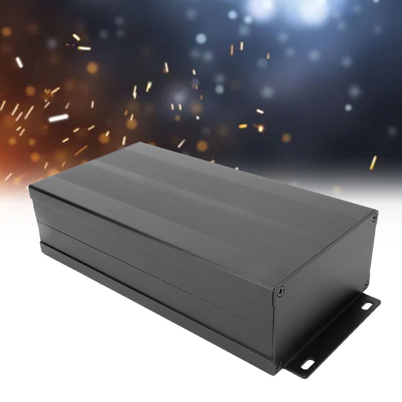 Enclosure Electronic DIY Circuit Board Project Aluminum Box Cooling Case Sand Silver Flat Plate - Image 5