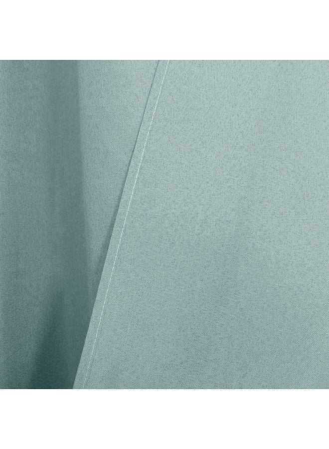 NIBEMINENT 2-Piece Semi Blackout Curtains Light Green - Image 2