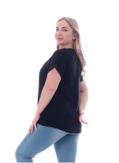 Women's plain blouse with short sleeves - pzsku/ZB2ECA96CF2C8DBFA1D1AZ/45/1741008477/b2d8d0af-9064-4a57-94f3-3d3cae3e617f