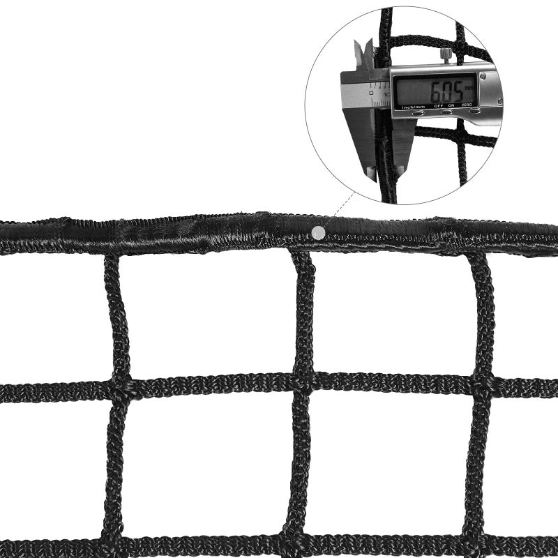IUZEAI Baseball Softball Backstop Nets, 10'x20' Pro High Impact Sports Net, Heavy Duty Nylon Netting Material Large Barrier - Image 3