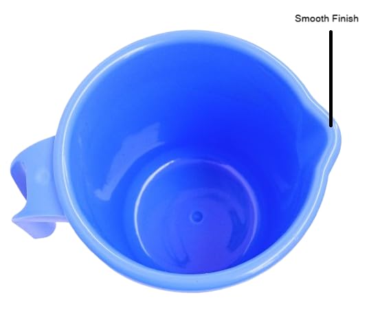 Hookcart Bath Mugs for Bathroom 1100 ml, Multicolour, Pack of 2 - Image 4