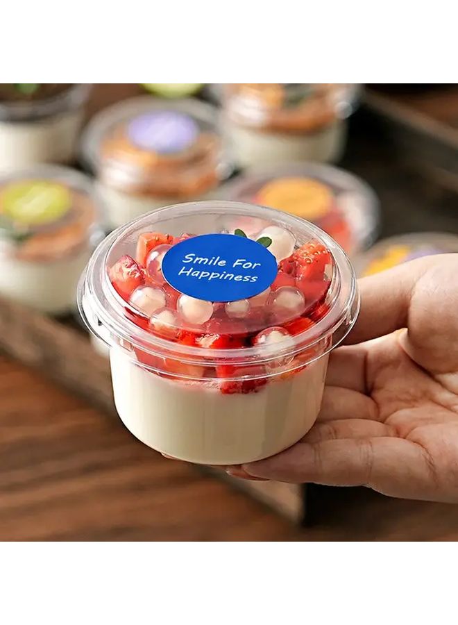 50pcs Transparent Reusable PET Plastic Portion Cups With Lids 140ml High Quality Dessert Bowls For Ice Cream Yogurt Soups Snacks Jellies Ideal For Parties Picnics And Daily Use - Image 4