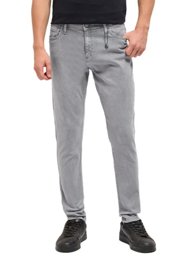 THE BEAR HOUSE Men's Stylish Grey Jeans with Comfortable Stretch and Skinny Fit Classic Comfort With Modern Style, Perfect For Everyday Casual Looks And Effortless Streetwear Vibes