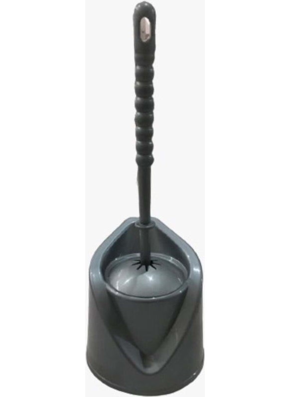 Doğuş Mutfak Doğuş Kitchen - Plastic Toilet Brush Set Gray  - Image 1
