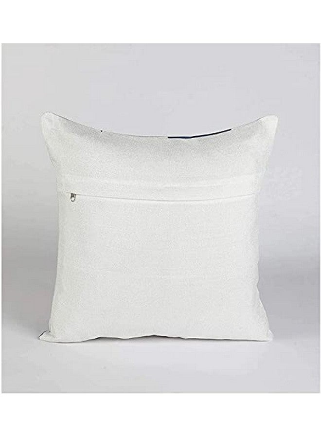 ALERMO ALERMO Square Shape Printed Jute Cushion/Throw Pillow Covers for Living Room Decor| Sofa Couch Home - Set of 5, Multicolor (20X20 Inches) - Image 3