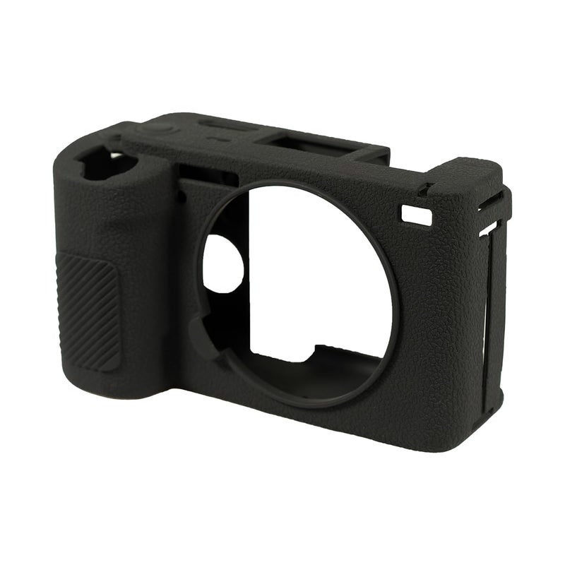 STSEETOP Camera Case for Sony ZV-E1 - Protective Silicone DSLR Skin Cover, Detachable Cage, Shockproof, Dustproof (Black) - Image 4