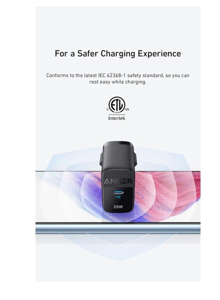 Anker 312 USB-C Charger 25W Supports Samsung Super Fast Charging, MultiProtect Protection, PowerIQ 3.0 - Image 3