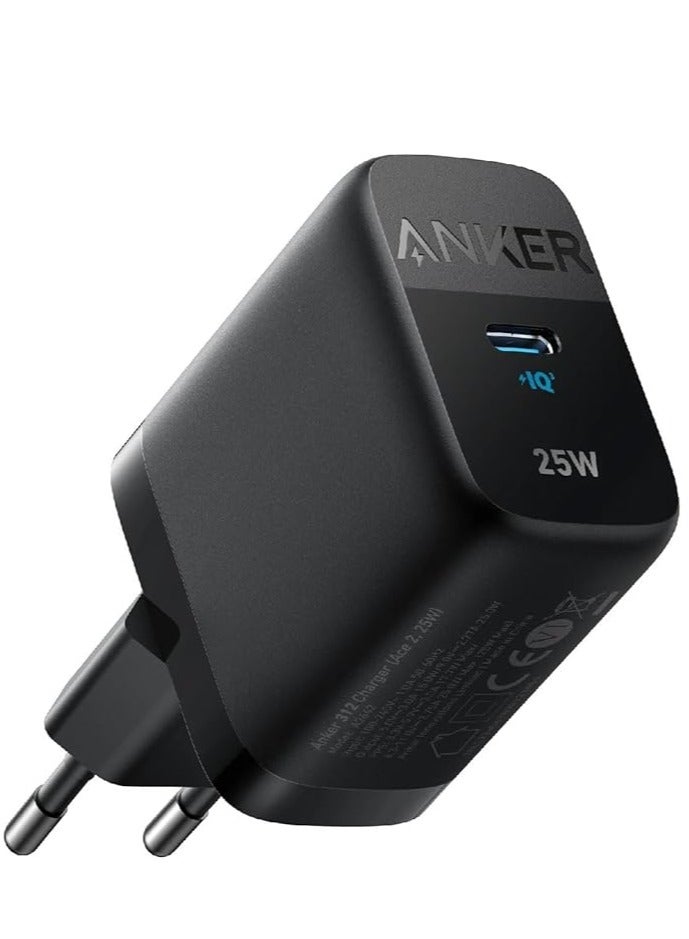 Anker 312 USB-C Charger 25W Supports Samsung Super Fast Charging, MultiProtect Protection, PowerIQ 3.0 - Image 1