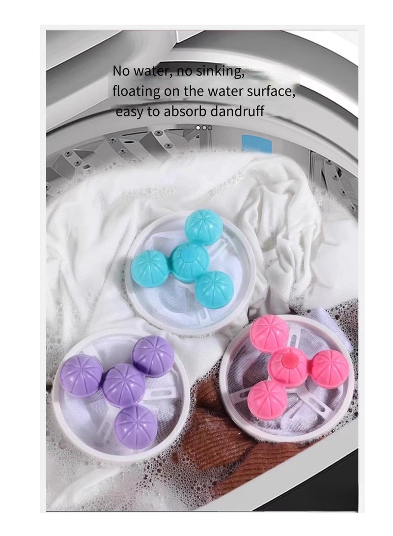 2 Pack Washing Machine Hair Filter Cleaning Net Bag Washing Machine Hair Remover Reusable - Image 5