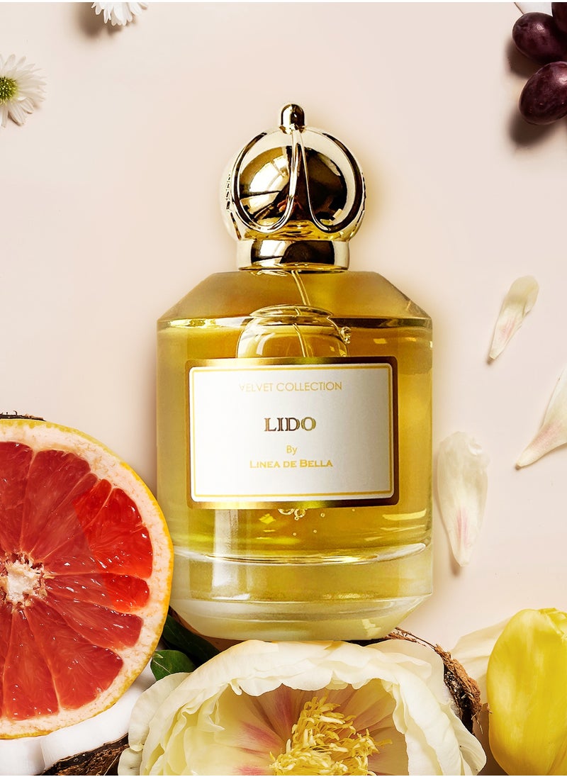 Linea De Bella - Fragrances Men Edition | Linea De Bella Velvet Lido EDP 100ml with Refreshing Woody Citrus Notes - Image 1