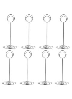 Excefore 8 Pack Table Number Holder Place Card Holder Photo Picture Holder for Wedding Birthday Stand Position Card Holder  - Image 1