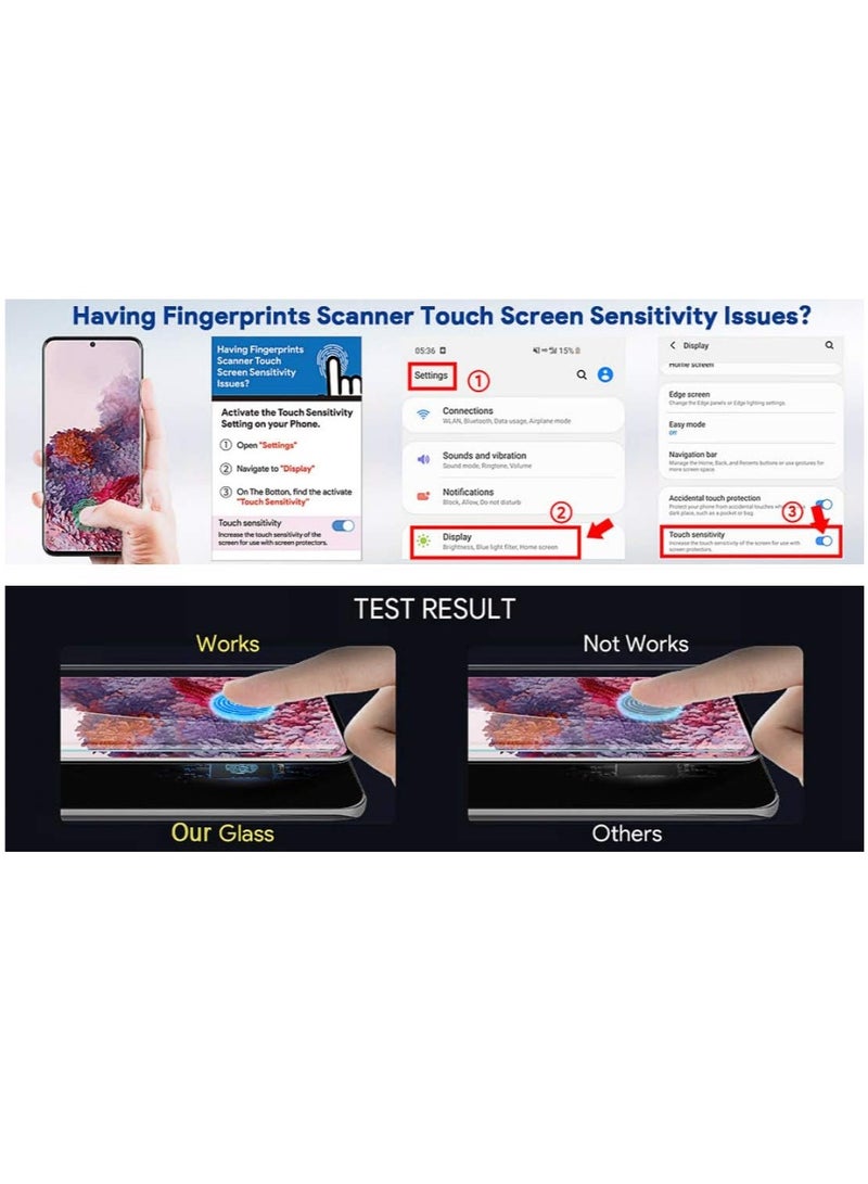 MIGOFAST Screen Protector for Reno 6 Pro UV Tempered Glass, Film HD Screen Saver, 9H Hardness, Bubble-free Screen Replacement Protector Film - Image 4