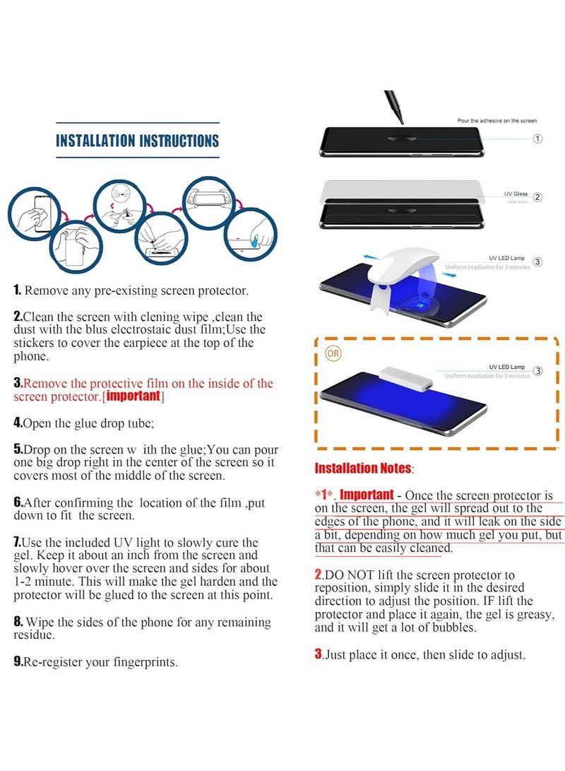 MIGOFAST Screen Protector for Reno 6 Pro UV Tempered Glass, Film HD Screen Saver, 9H Hardness, Bubble-free Screen Replacement Protector Film - Image 5