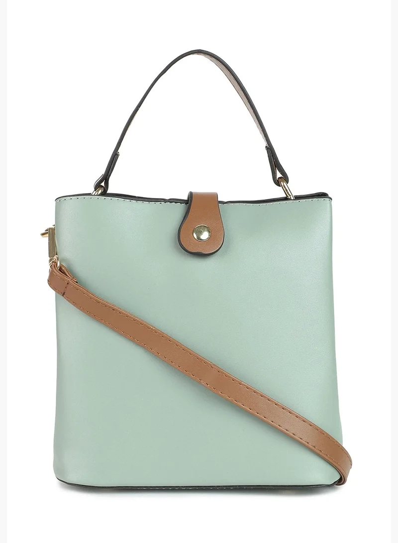 Haute Sauce Solid Oversized Shopper Hand Bag with Zip Lock
