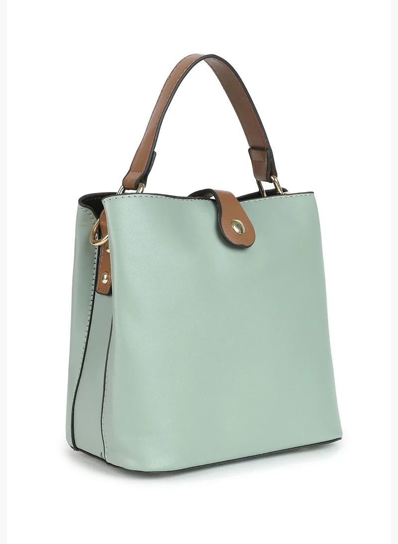 Haute Sauce Solid Oversized Shopper Hand Bag with Zip Lock
