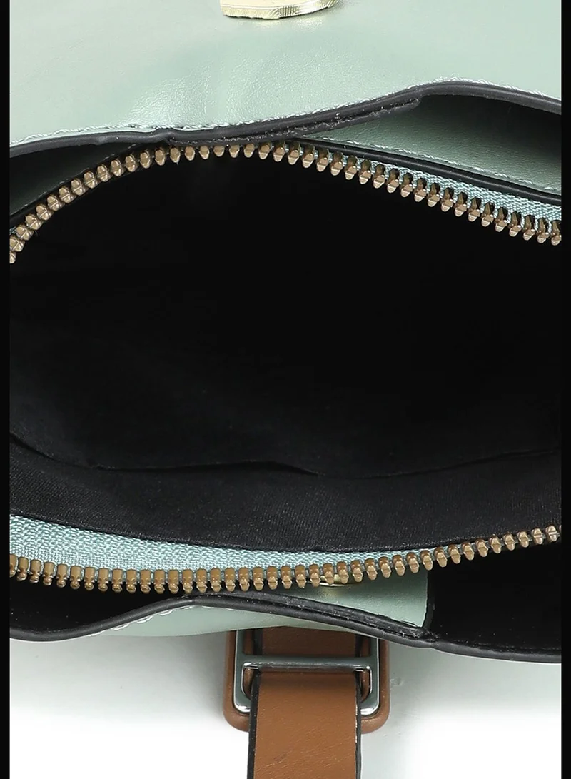 Haute Sauce Solid Oversized Shopper Hand Bag with Zip Lock