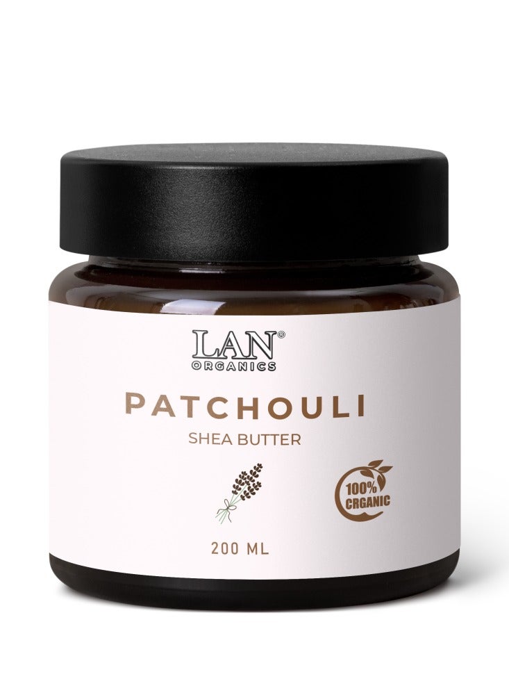 لان اورجنيك زبدة الشيا بخلاصة الباتشولي 200 مل - Image 1