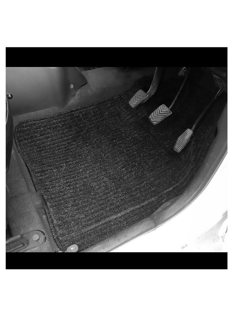 ALLKING Universal Car Mat | Anti Slip Car Floor Mat| Stain Proof| Universal Shape | Easy Installation | Complete Set, Executive Series  - Image 4
