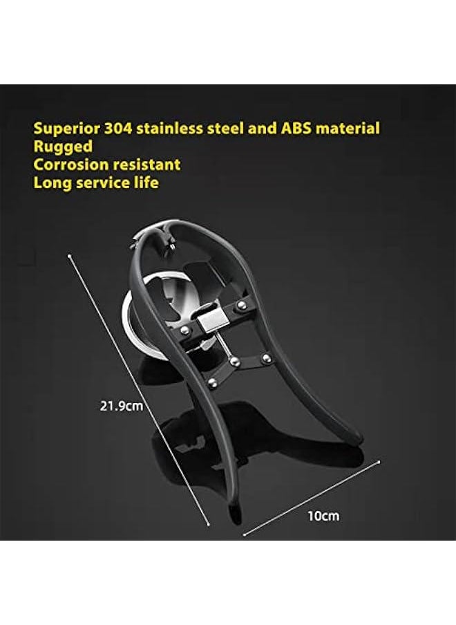 Generic - Egg Cracker, Professional Stainless Steel Egg Opener Automatic Egg Cracking Tool, Easy Eggshell Cutter Handheld Egg Separator Kitchen Tools for Soft Hard Boiled Egg - Image 1