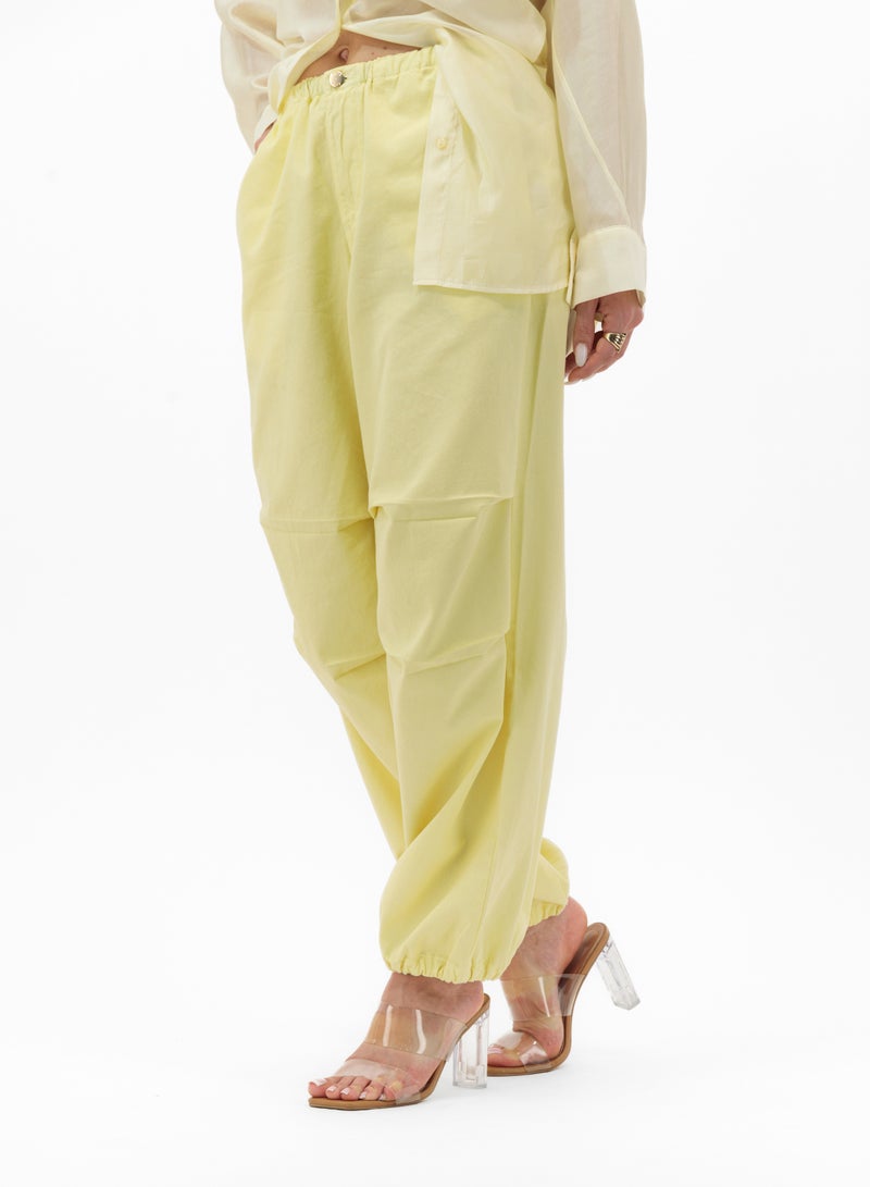 Lalele WIDE TROUSERS WITH ELASTIC - Image 3