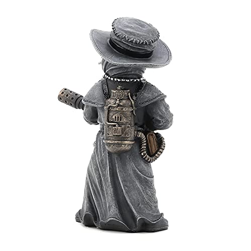 Veronese Design 5 1/4" Epidemia Exterminatus Plague Doctor Steampunk Resin Sculpture Handpainted Figurine - Image 5
