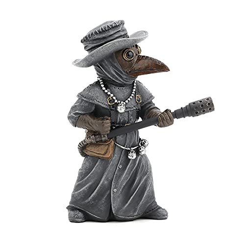 Veronese Design 5 1/4" Epidemia Exterminatus Plague Doctor Steampunk Resin Sculpture Handpainted Figurine - Image 1
