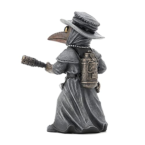 Veronese Design 5 1/4" Epidemia Exterminatus Plague Doctor Steampunk Resin Sculpture Handpainted Figurine - Image 4