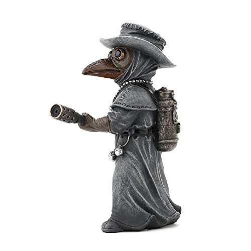 Veronese Design 5 1/4" Epidemia Exterminatus Plague Doctor Steampunk Resin Sculpture Handpainted Figurine - Image 3