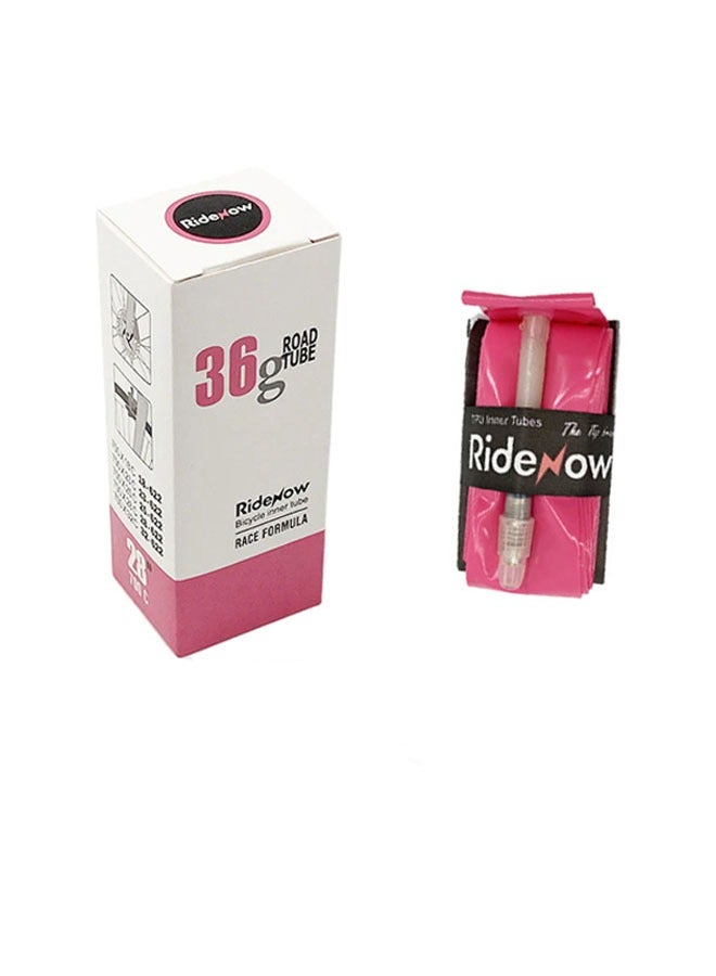 عام أنبوب داخلي خفيف الوزن بوزن 36 جرام لدراجات الطرق بحجم 700C (28 بوصة)، متوافق مع إطارات بحجم 700x18C/23C/25C/28C/30C/32C، وطول صمام فرنسي 65 مم. - Image 1