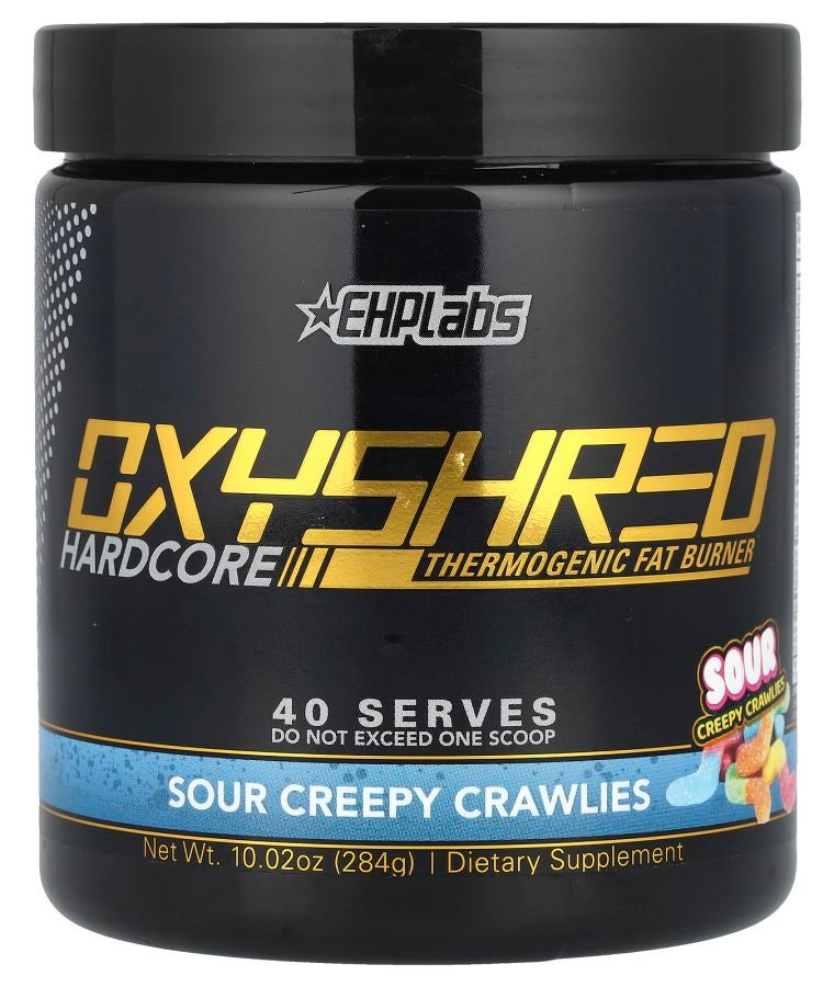 EHPLabs OxyShred Hardcore Thermogenic Fat Burner Sour Creepy Crawlies 10.02 oz (284 g)