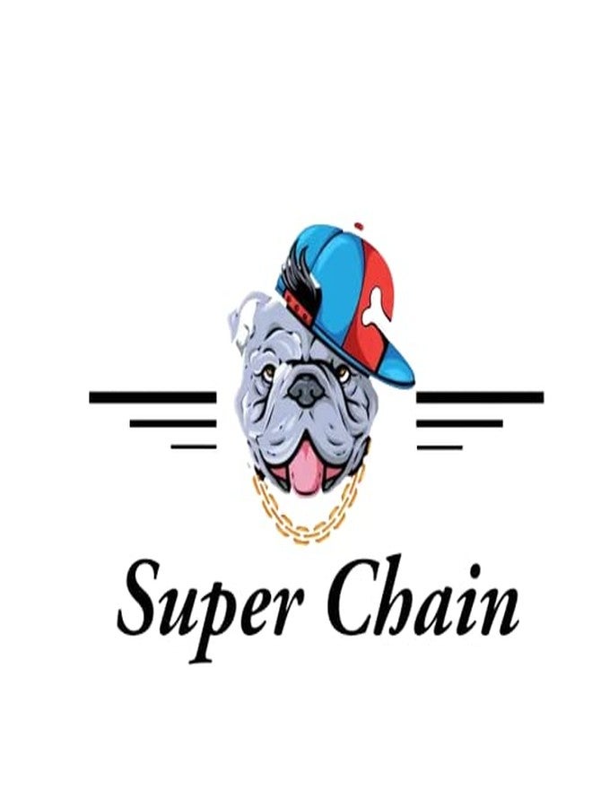 SUPER CHAIN حزام ومقود للكلاب من سلسلة سوبر مصممة خصيصًا للسلالات الصغيرة (مقاوم للماء، صغير، مقاس المقود 1.5 متر - 2 متر) (أزرق) (متوسط) - Image 5