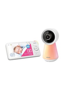 Smart Wi Fi 1080P Video Baby Monitor System With 5 In. Display Night Light And Remote Access - White - pzsku/ZB2ED9E063665716C519EZ/45/_/1696939336/2ecb430c-e4b5-488c-869b-934e2c4cd168