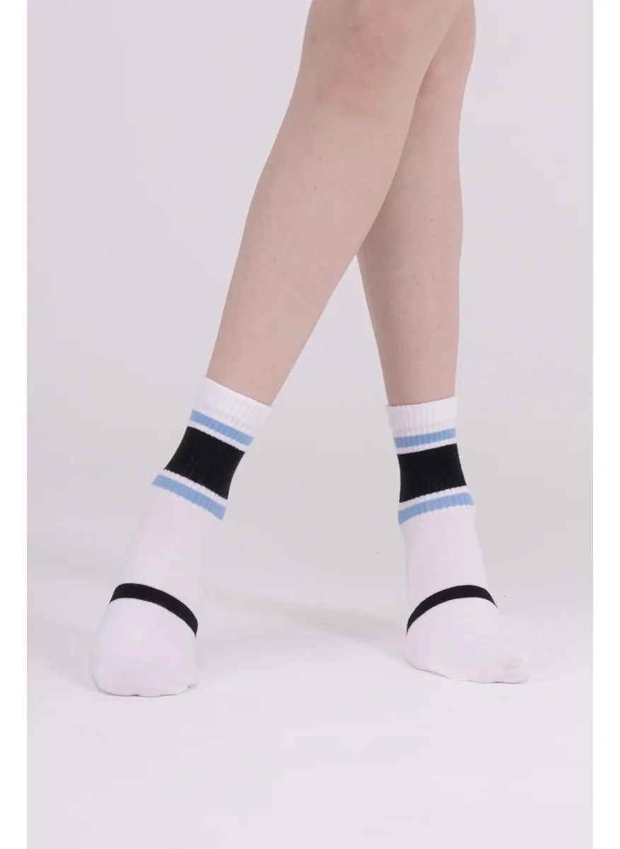 The Socks Company 3 Pairs of Women's White Tennis Socks