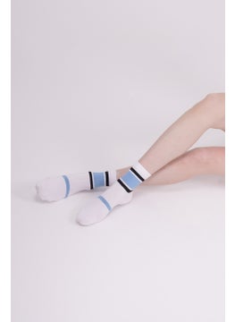 The Socks Company 3 Pairs of Women's White Tennis Socks  - Image 3
