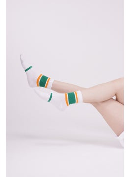 The Socks Company 3 Pairs of Women's White Tennis Socks  - Image 2