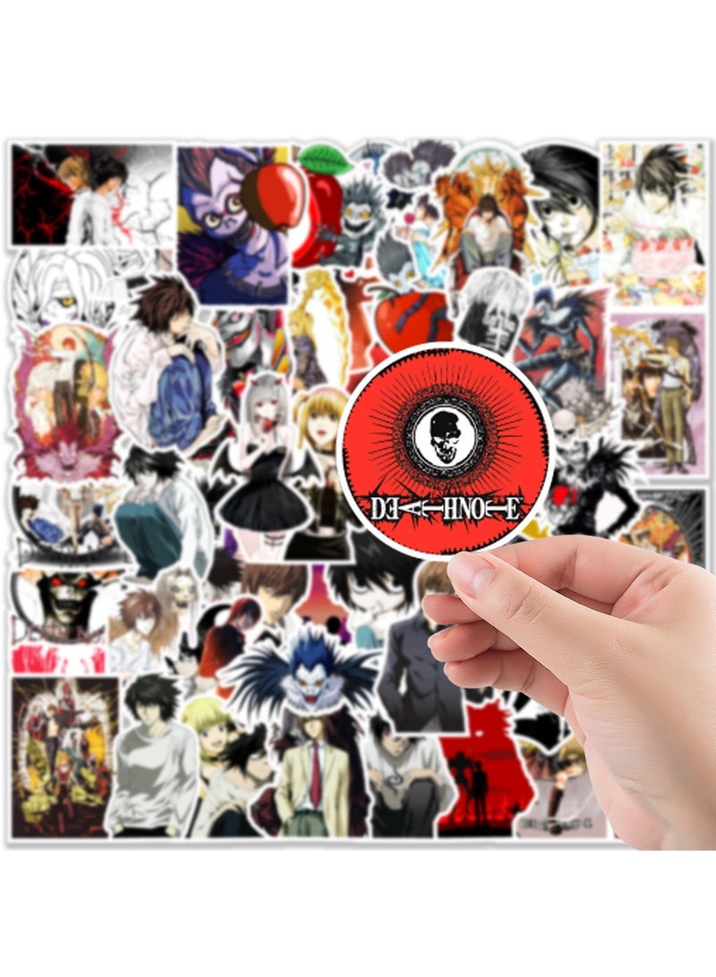50 Piece Anime Death Note Cartoon Waterproof Sticker Set - Image 2