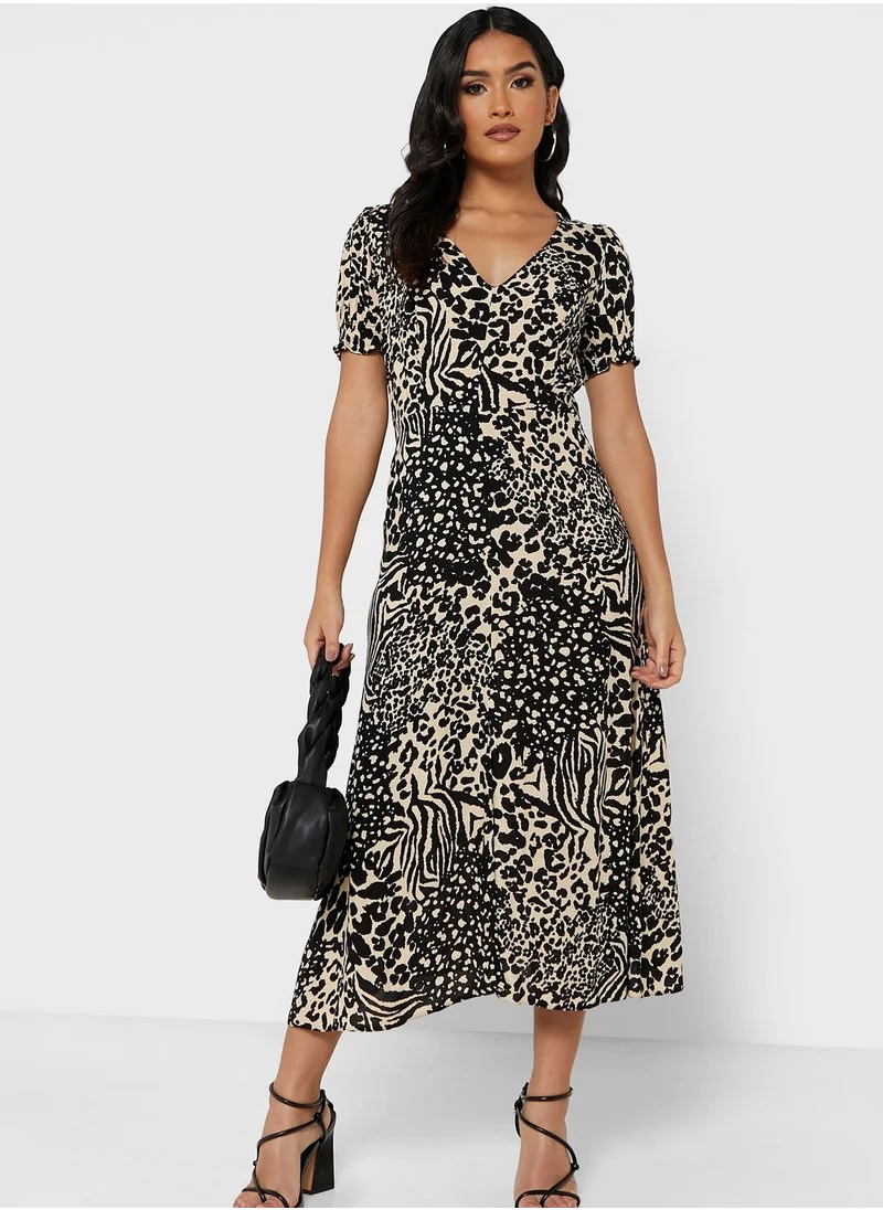 DOROTHY PERKINS Front Split Printed Dress