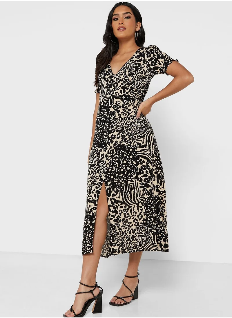 DOROTHY PERKINS Front Split Printed Dress